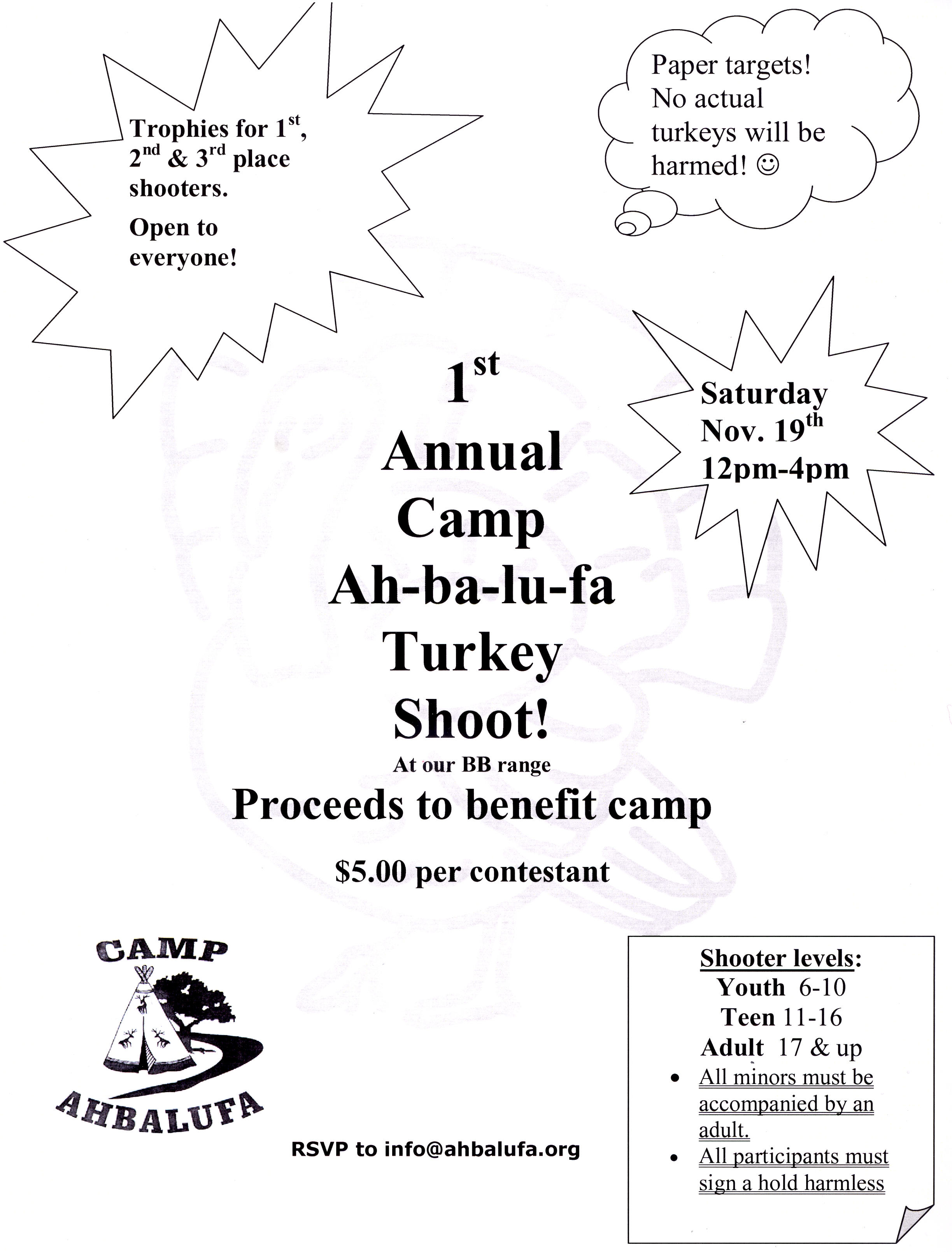 2011 Turkey Shoot Flier